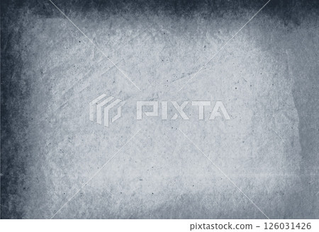 Gray concrete wall background texture showing rough surface with dark vignette border Gray concrete wall background texture showing rough surface with dark vignette border 126031426