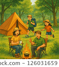 Family camping 126031659