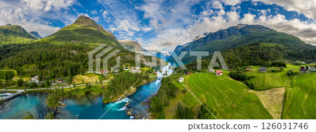 Beautiful Nature Norway aerial photography. Beautiful Nature Norway aerial photography. 126031746