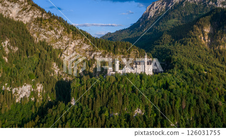 Neuschwanstein Castle Bavarian Alps Germany Neuschwanstein Castle Bavarian Alps Germany 126031755