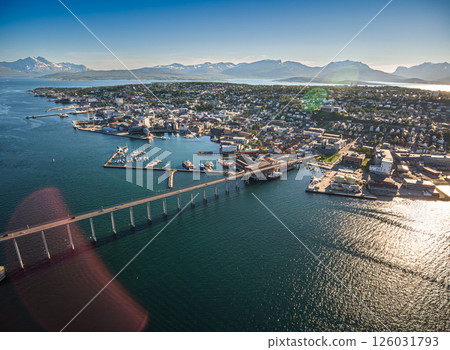 Bridge of city Tromso, Norway Bridge of city Tromso, Norway 126031793