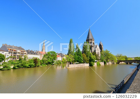Temple Neuf, a Protestant church in Metz, France, May 11, 2024. 126032229