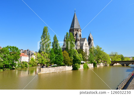 Temple Neuf, a Protestant church in Metz, France, May 11, 2024. 126032230