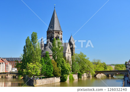 Temple Neuf, a Protestant church in Metz, France, May 11, 2024. 126032240