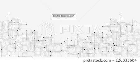 Technology abstract background with circuit board texture. Creative idea AI banner. Internet technology. Tech concept for poster, header, web banner, website, presentation. Technology abstract background with circuit board texture. Creative idea AI banner. Internet technology. Tech concept for poster, header, web banner, website, presentation. 126033604