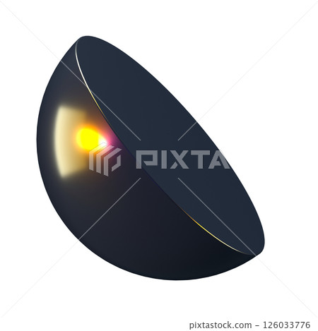 3d render primitive. Iridescent sphere, torus, cone, cube, tube. Glossy geometric shape 126033776