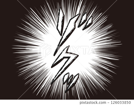 漫畫人物，美式漫畫風格，線條集中，令人毛骨悚然 126033850