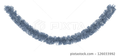 Golden tinsel, Christmas garland Golden tinsel, Christmas garland 126033992