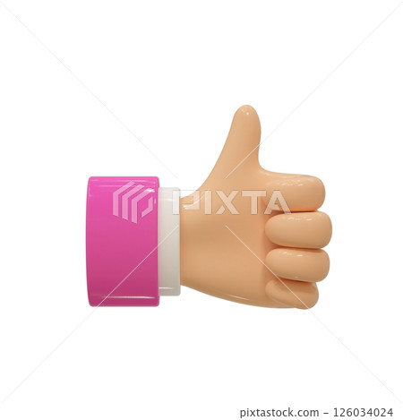 Hand 3d icon Hand 3d icon 126034024