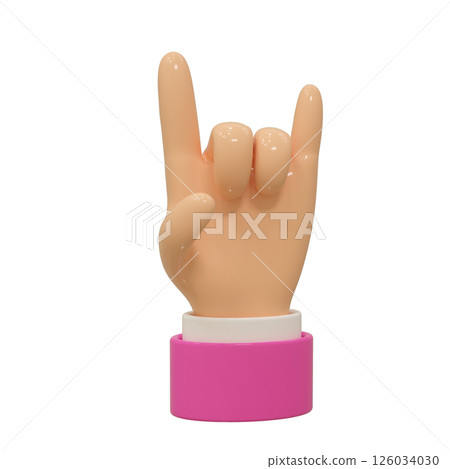 Hand 3d icon 126034030