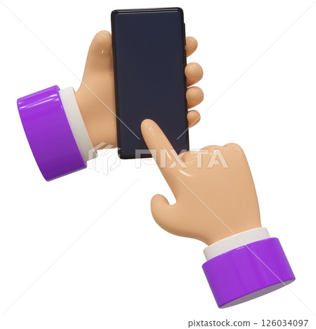3d hand phone 3d hand phone 126034097