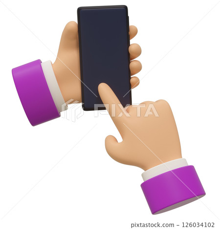 Hand phone 3d 126034102