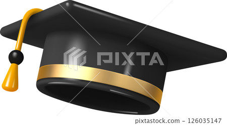 3d Graduation Cap 126035147
