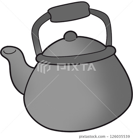 The illustration of a kettle 126035539