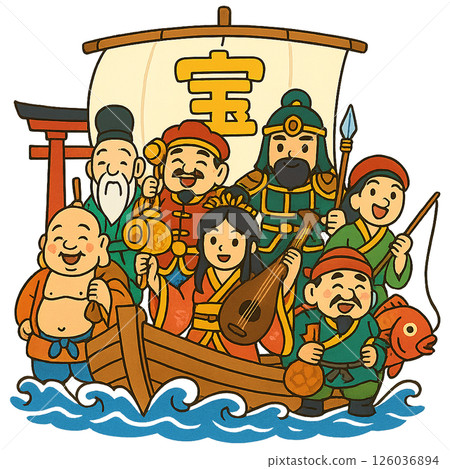 Seven Lucky Gods 126036894