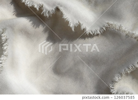 Elegant Fabric Drapes Showcasing Soft Textures...-插圖素材 [126037585 ...