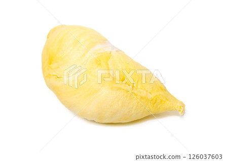 Mon Thong Durian is a signature Thai fruit known for its distinct smell and creamy sweet taste isolated on white background Mon Thong Durian is a signature Thai fruit known for its distinct smell and creamy sweet taste isolated on white background 126037603