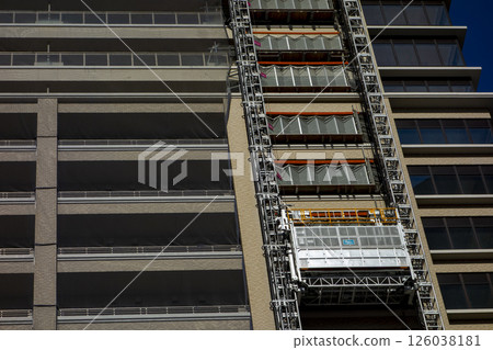 Building under construction in front of Osaka Station 126038181