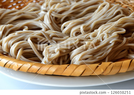 扎魯蕎麥麵（bocchimori）的特寫 126038251