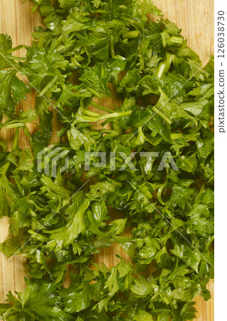 Freshly chopped parsley Freshly chopped parsley 126038730