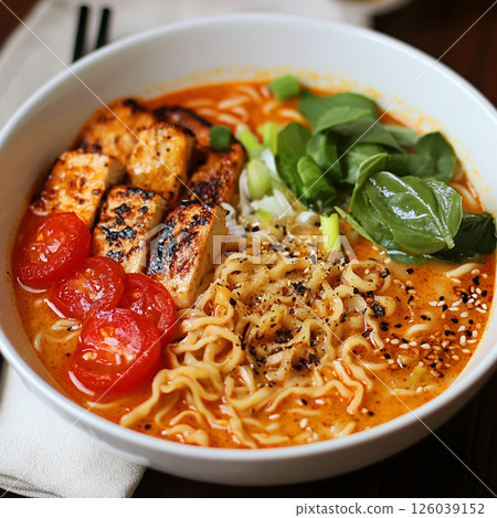 Bamboo noodles Bamboo noodles 126039152
