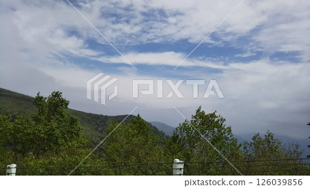 Cloudy sky seen from Norikura Plateau Cloudy sky seen from Norikura Plateau 126039856
