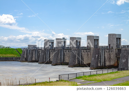 大川津引水渠、鷲壩（新潟縣燕市） 126039863