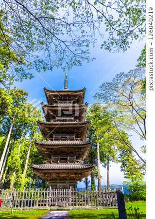 [新潟縣_妙仙寺]新潟縣僅存的五重塔 春季篇 4月 126040219