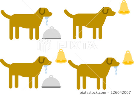 Pavlov's dog graphic illustration 126042007