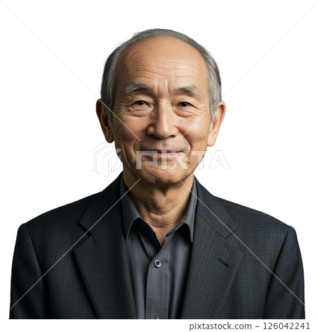 穿夾克的老人 126042241