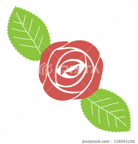 玫瑰圖標 玫瑰圖標 126042288