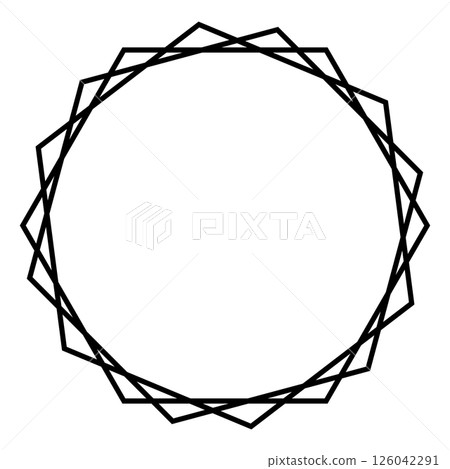 Simple decorative frame Simple decorative frame 126042291