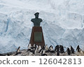 Chinstrap Penguins coming to the water 126042813