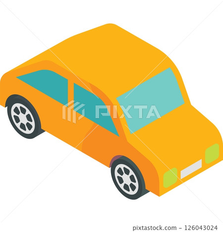 Car vector icon auto vehicle symbol isolated Car vector icon auto vehicle symbol isolated 126043024