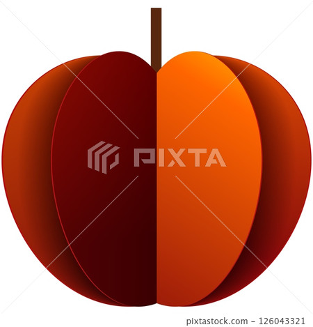Red apple whole fruit vector sweet food icon 126043321