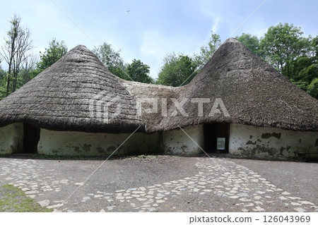 Stone Age buildings, St Fagans Historic Village, Wales 126043969