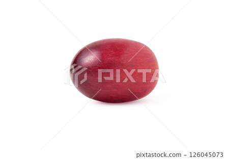 Red wine grape apart isolated on white Red wine grape apart isolated on white 126045073