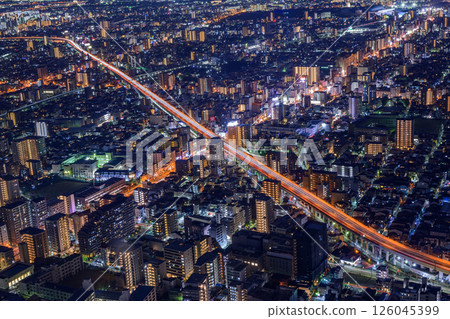 阿倍野Harukas夜景 阿倍野Harukas夜景 126045399