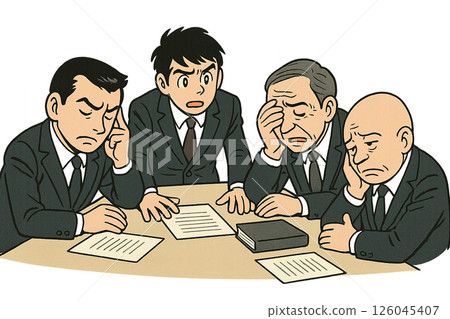 Illustration of a meeting 126045407