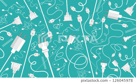 cable, plug, vector 126045978