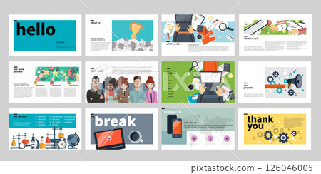 layout, template, vector 126046005