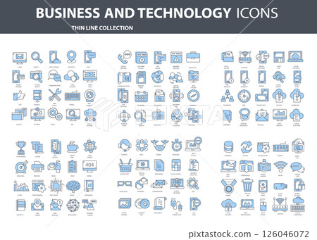 icon, set, vector 126046072