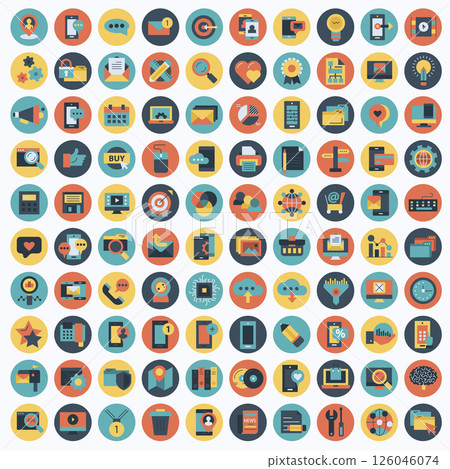 icon, set, vector 126046074