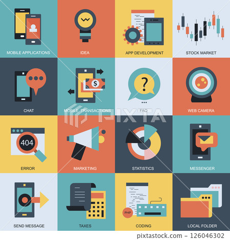 design, icon, media 126046302