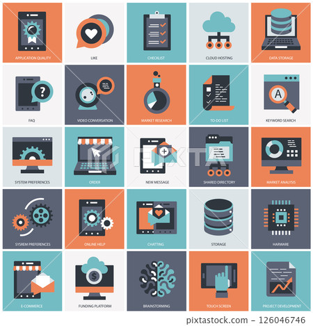 icon, set, vector 126046746