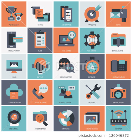 icon, set, vector 126046872