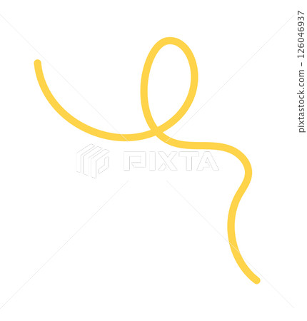 Thread curly sewing accessory design 126046937