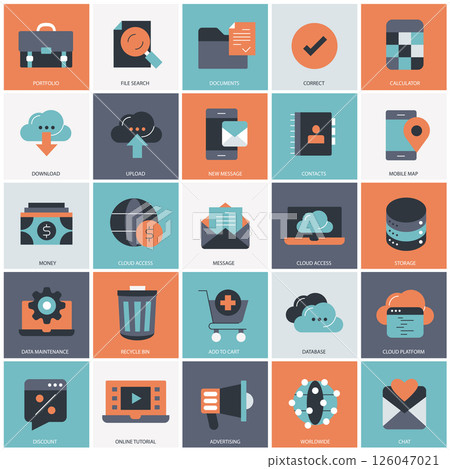icon, set, vector 126047021