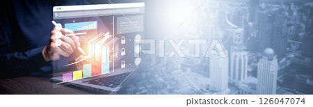 Businessman holding smartphone analyzing finance sales data and economic growth graph ,concept Personal data storage and internet of things with digital lock sign and computer technology Businessman holding smartphone analyzing finance sales data and economic growth graph ,concept Personal data storage and internet of things with digital lock sign and computer technology 126047074