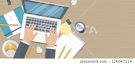 concept, typewriter, vector 126047114